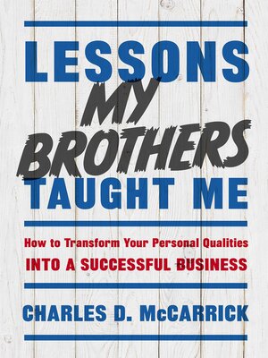 cover image of Lessons My Brothers Taught Me